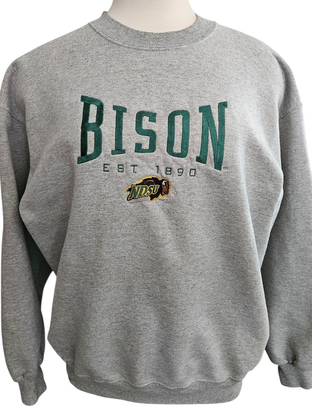 NDSU Bison Crewneck Sweatshirt, AS Sports, Size Medium?